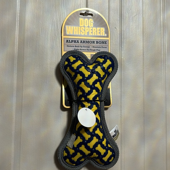 Dog Whisperer ~ Alpha Armor Bone ~ Dog Toy 9.5” - Picture 2 of 5